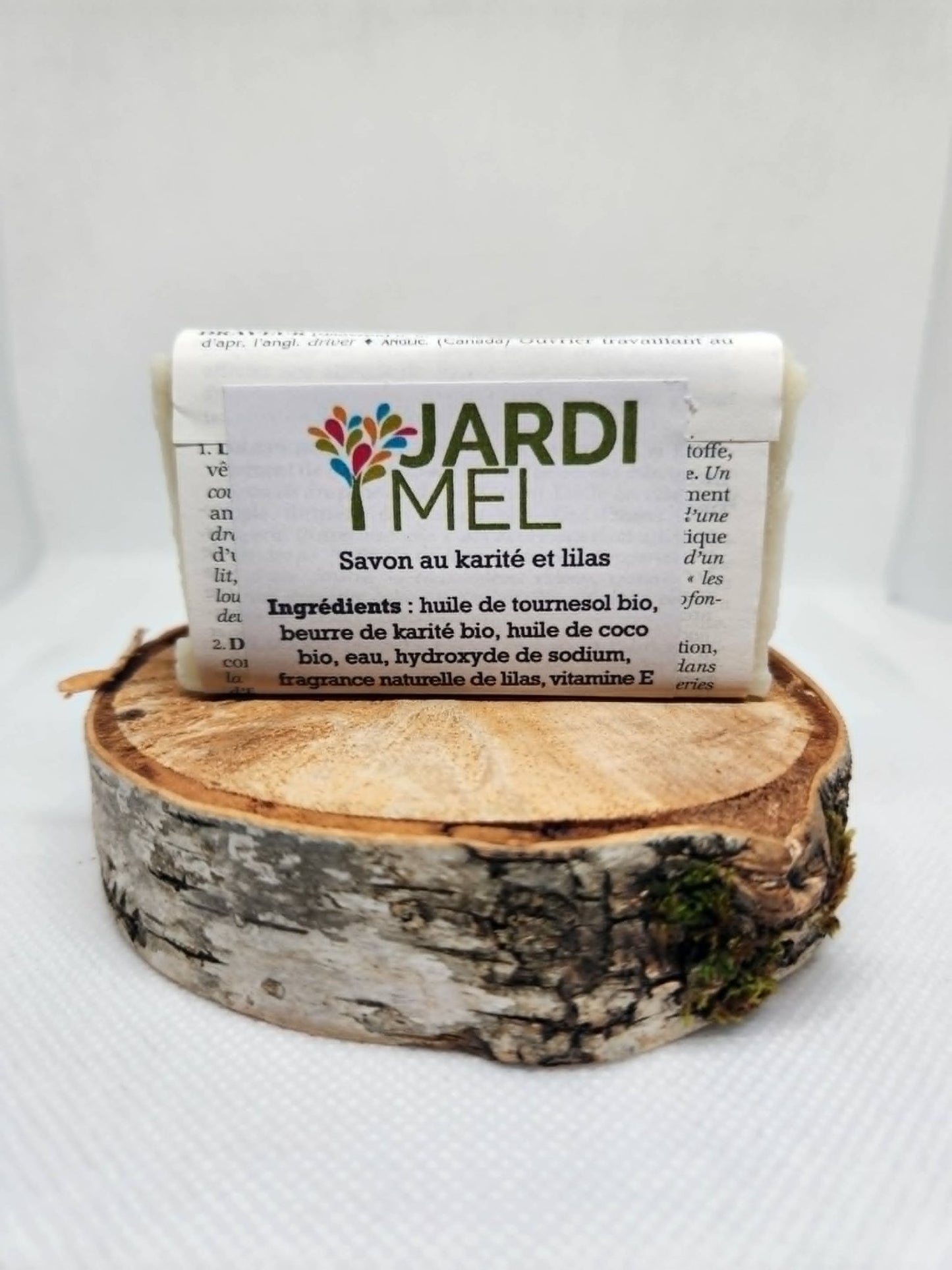 Mini savon au beurre de karité & lilas – 40 g - Jardi Mel