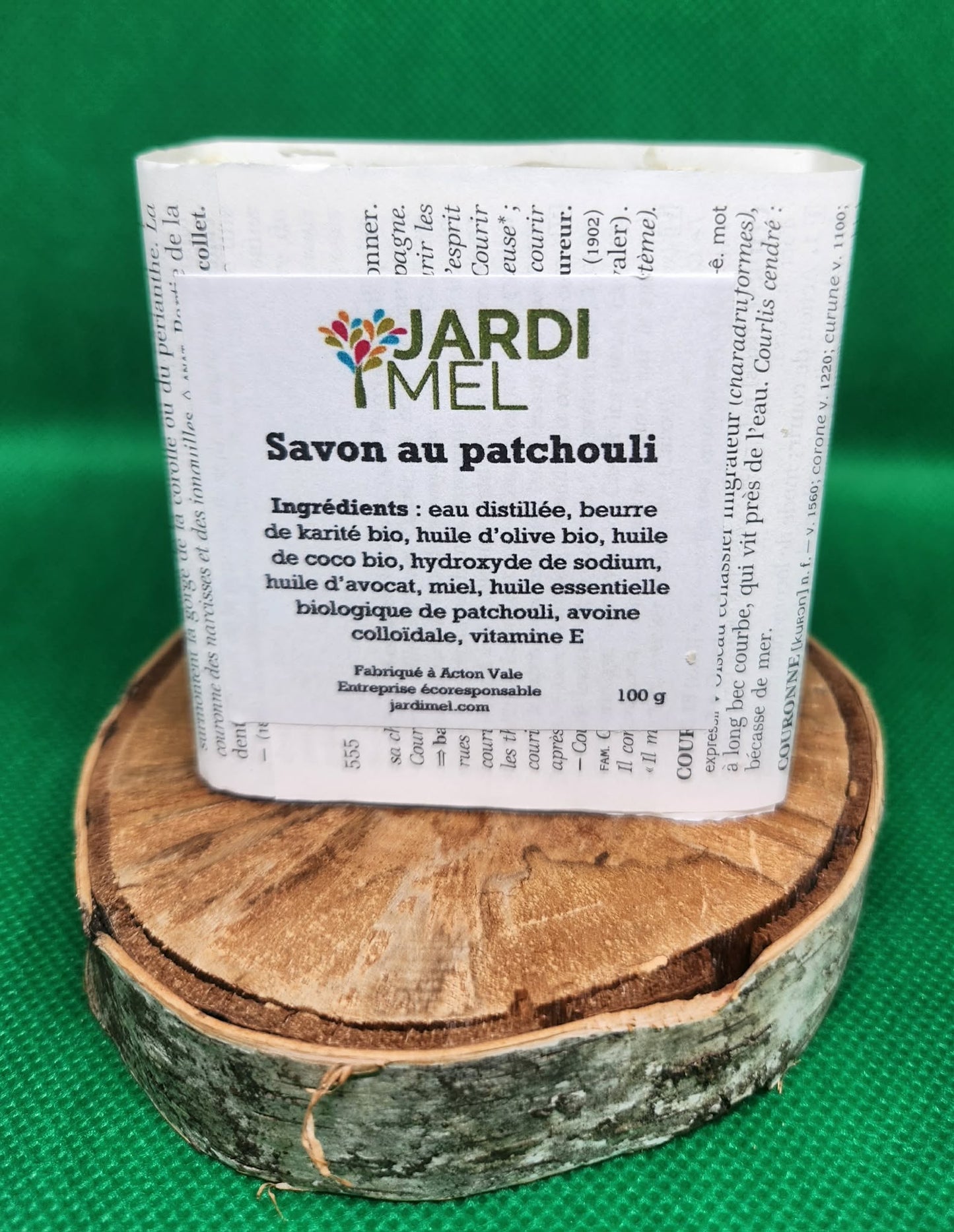 Savon au patchouli - Jardi Mel