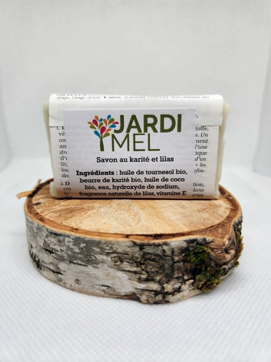 Mini savon au beurre de karité & lilas – 40 g - Jardi Mel